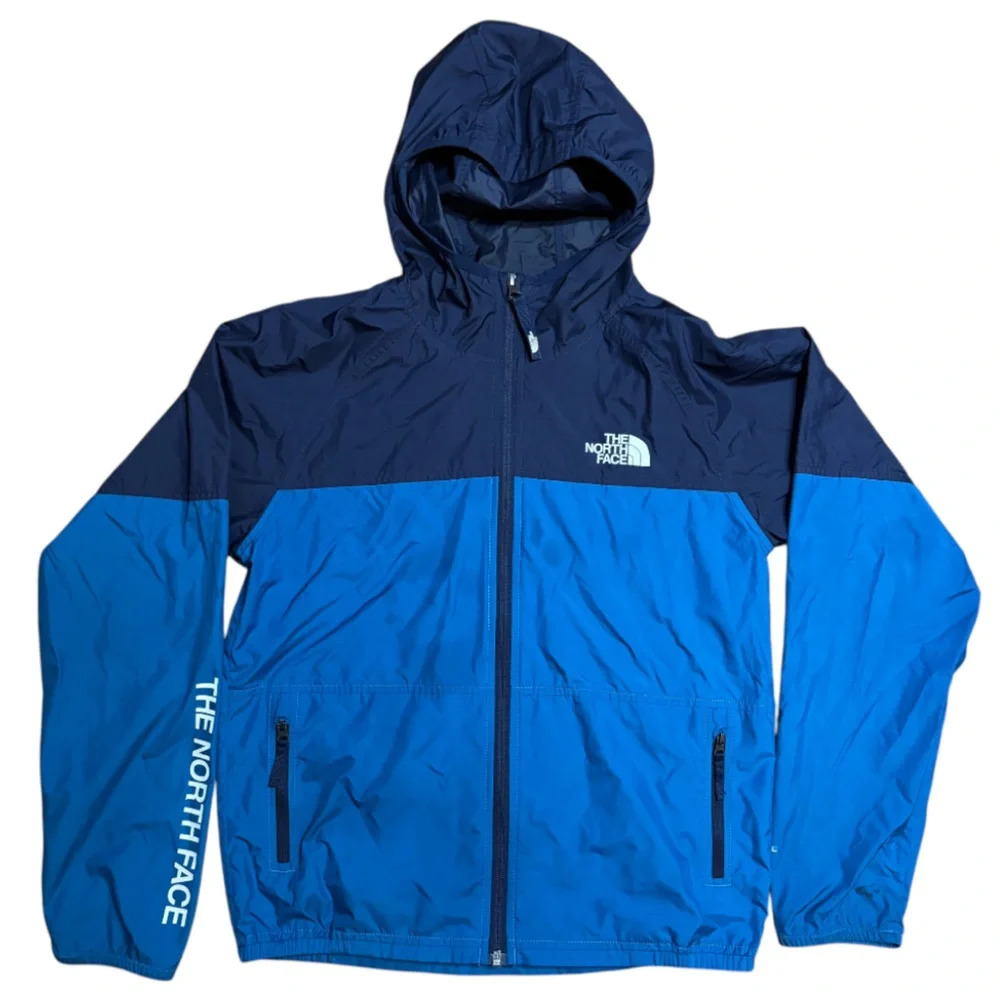 The North Face Blue Raincoat Lightweight Water-Resistant